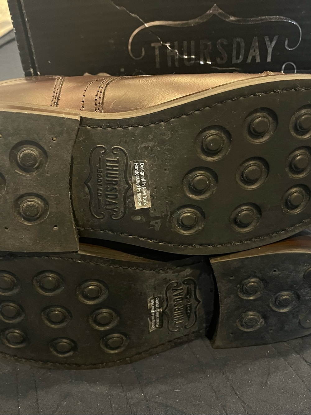 Thursday Boot Co. Captain Cap-Toe Boots - Dark Brown - Size 9.5 - EXCELLENT ! - Picture 9 of 14